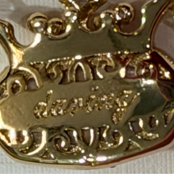 Disney Kendra Scott Elisa Princess Pendant Necklace Gold Lavender - Picture 4 of 4